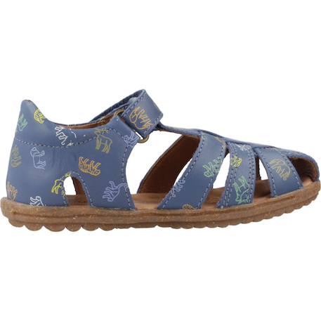 Sandale bébé cuir see Bleu 1 - vertbaudet enfant 