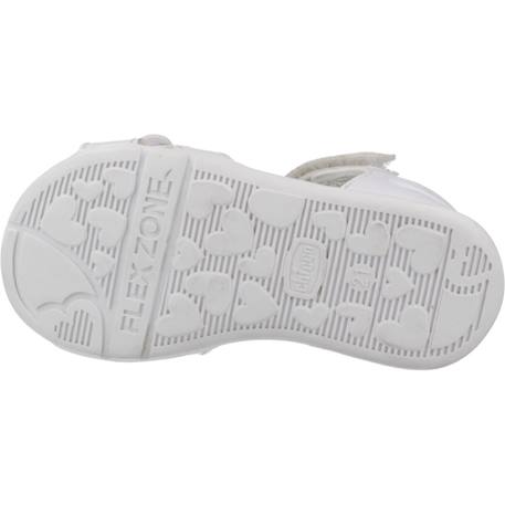 Sandale bébé synthétique genietta Blanc 300 6 - vertbaudet enfant 