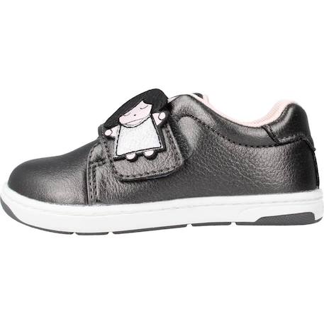 Derby bébé synthétique granella Gris 080 2 - vertbaudet enfant 