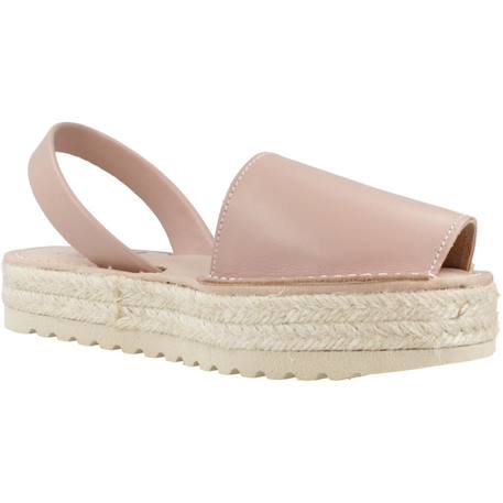 Sandale enfant cuir s irene Beige+Blanc+Vert jade 5 - vertbaudet enfant 