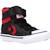 Baskets bébé garçon en textile Noir et rouge 5 - vertbaudet enfant 