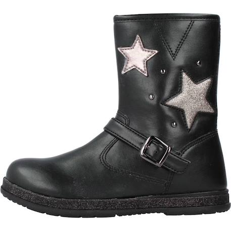 Botte bébé cuir clorens Bronze+Noir 8 - vertbaudet enfant 