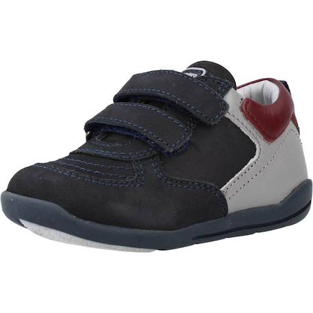 Derby bébé cuir graf Bleu 800+Marron 590 4 - vertbaudet enfant 
