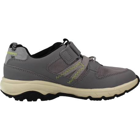 Basket enfant cuir cuir rock trek k Gris grey 1 - vertbaudet enfant 