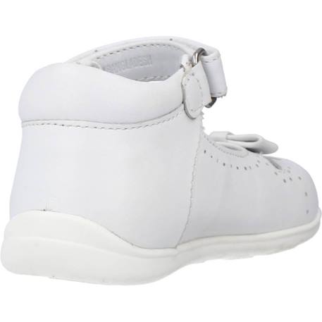Derby bébé cuir gavy Blanc 300+Bleu 800 3 - vertbaudet enfant 