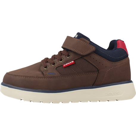 Basket enfant synthétique montana Brun et marine+Marron et marine 8 - vertbaudet enfant 