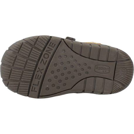 Derby bébé cuir danny Bleu 800+Brun clair 260+Marron 460 18 - vertbaudet enfant 