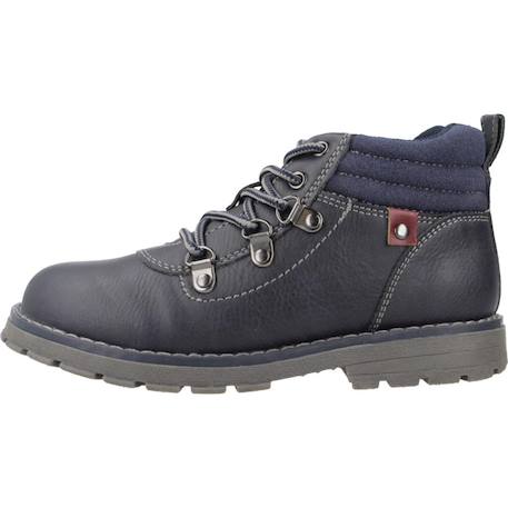 Botte enfant synthétique Bleu 800+Marron 440 2 - vertbaudet enfant 