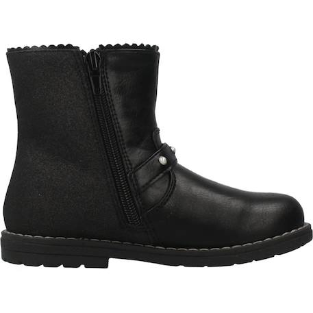 Botte bébé synthétique cancan Argent+Noir 7 - vertbaudet enfant 