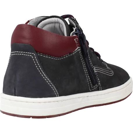 Botte bébé cuir chevin Bleu 800 3 - vertbaudet enfant 