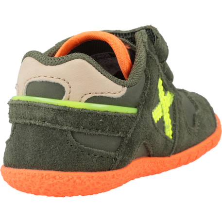 Basket bébé cuir cuir goal Vert 3 - vertbaudet enfant 