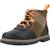 Botte bébé cuir cuir lorcam hike t combi Vert khaki 4 - vertbaudet enfant 