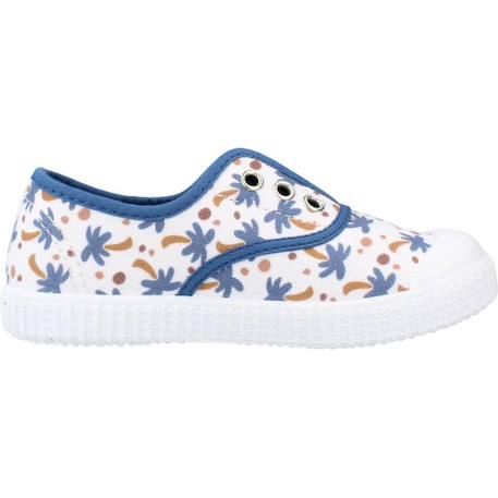 Basket bébé textile textile Bleu jean 1 - vertbaudet enfant 