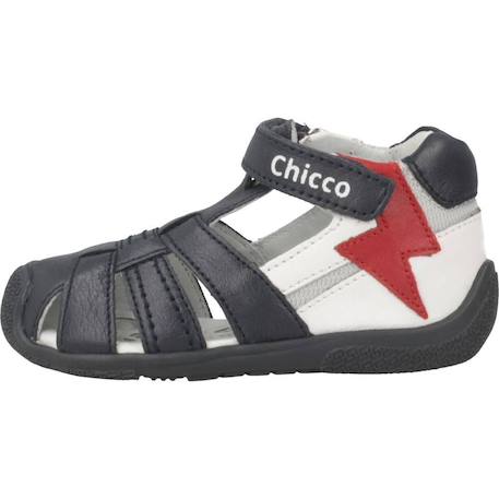 Sandale bébé cuir gianpiero Bleu 800 2 - vertbaudet enfant 