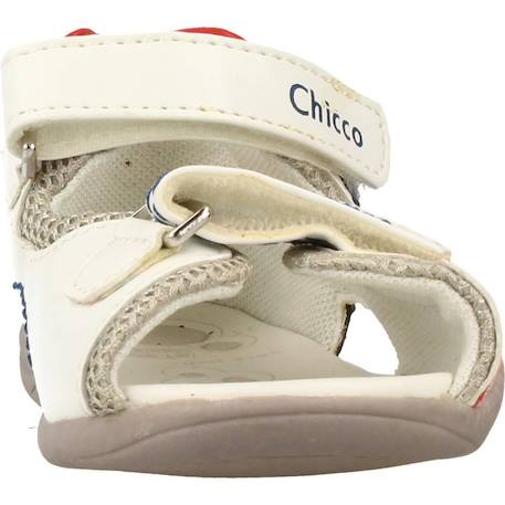 Sandale bébé cuir gim Blanc 300 6 - vertbaudet enfant 