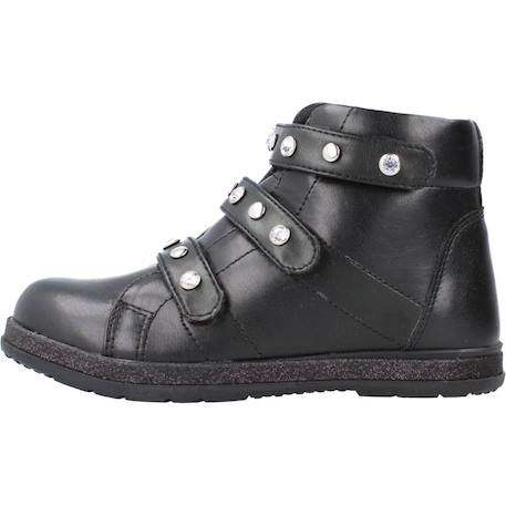 Botte enfant cuir catia Noir 2 - vertbaudet enfant 