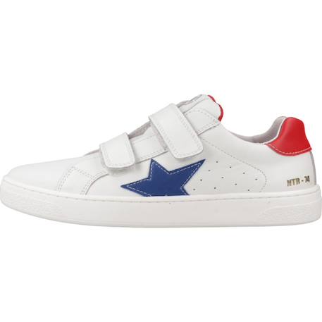 Basket enfant cuir pinn Blanc 2 - vertbaudet enfant 