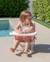 Chaise bebe pliable avec tablette portable Rose 3 - vertbaudet enfant 