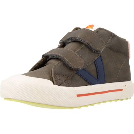 Basket enfant synthétique enfant synthétique Vert kaki 4 - vertbaudet enfant 