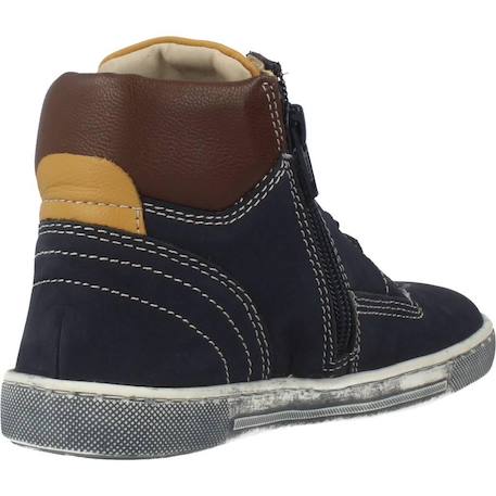 Botte bébé cuir clover Bleu 800 3 - vertbaudet enfant 