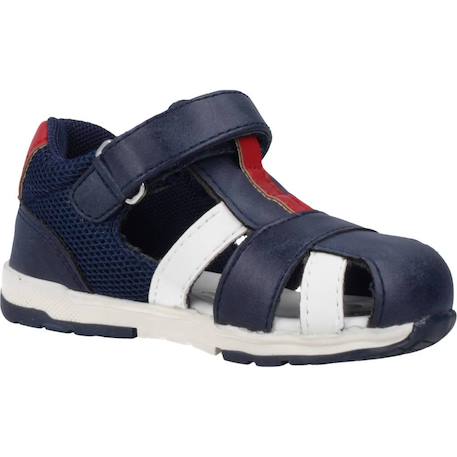 Sandale bébé cuir grobel Bleu 800 5 - vertbaudet enfant 