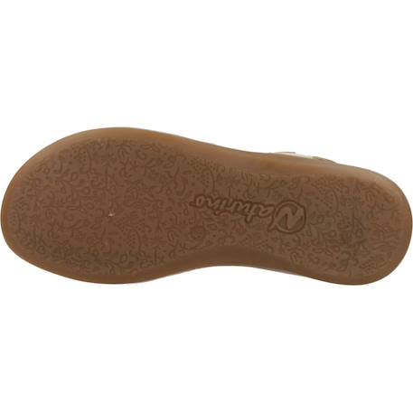 Sandale enfant cuir nuttah Doré 6 - vertbaudet enfant 
