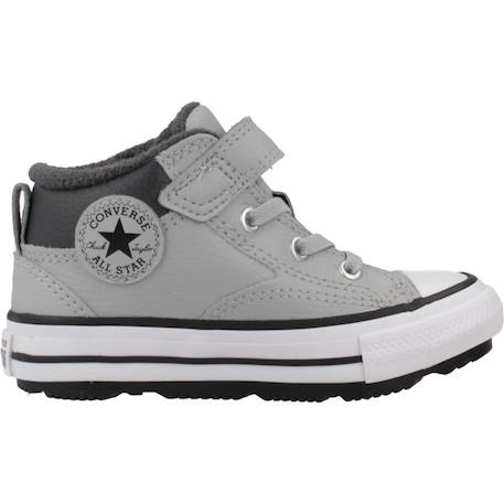 Baskets bébé garçon en cuir Gris 1 - vertbaudet enfant 