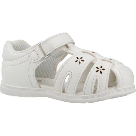 Sandale bébé synthétique giova Blanc 300+Rose 100 5 - vertbaudet enfant 