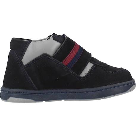 Botte bébé cuir grim Bleu 800+Brun clair 260 1 - vertbaudet enfant 