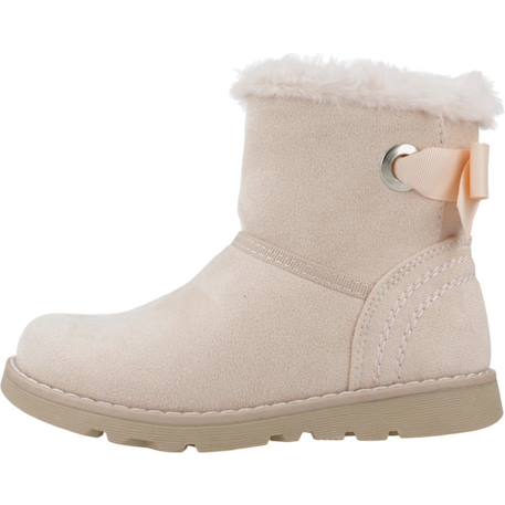Botte enfant cuir Gris+Noir+Rose 14 - vertbaudet enfant 