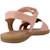 Sandale enfant cuir soyala Rose arancio 3 - vertbaudet enfant 