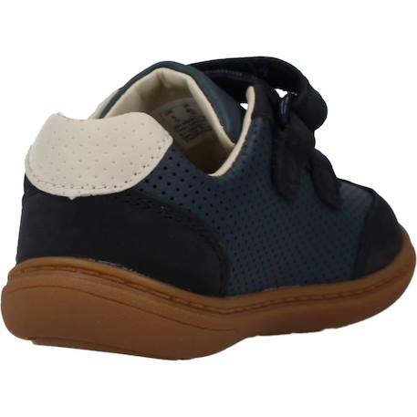 Basket bébé cuir cuir flash metra t Bleu navy 3 - vertbaudet enfant 
