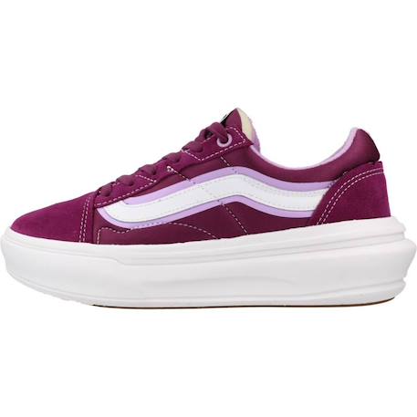 Baskets enfant fille en textile Violet et blanc 2 - vertbaudet enfant 
