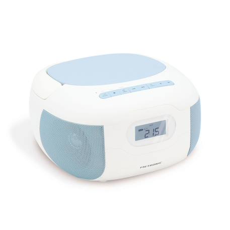 Lecteur cd radio céleste bluetooth, mp3 avec port usb, lecteur carte micro sd Bleu+Rose+Vert 2 - vertbaudet enfant 