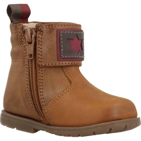 Botte bébé cuir ginko Marron 5 - vertbaudet enfant 