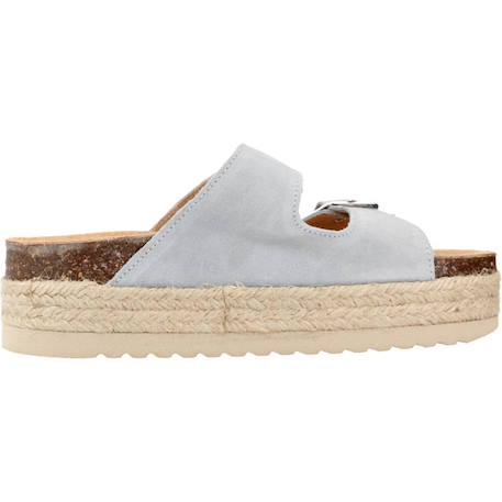 Sandale enfant cuir s eva Beige+Blanc+Gris methanol+Rose antique 13 - vertbaudet enfant 