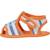 Sandale enfant textile orlean Orange 600 2 - vertbaudet enfant 