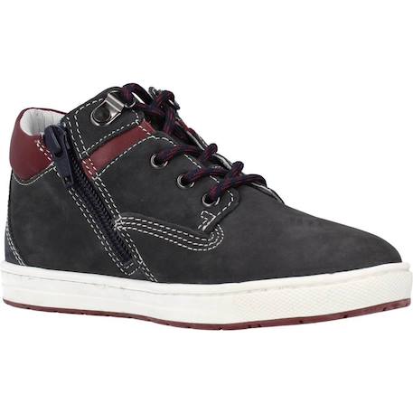 Botte bébé cuir chevin Bleu 800 5 - vertbaudet enfant 