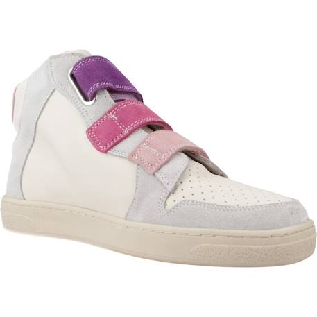 Basket enfant cuir theral high Blanc 5 - vertbaudet enfant 
