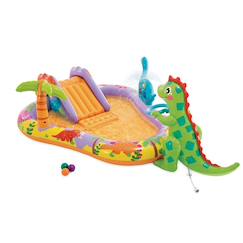 Jouet-Jeux de plein air-Piscine avec aire de jeux dino