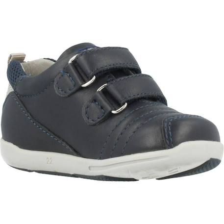 Derby bébé cuir g11 Bleu 800+Marron 950 5 - vertbaudet enfant 
