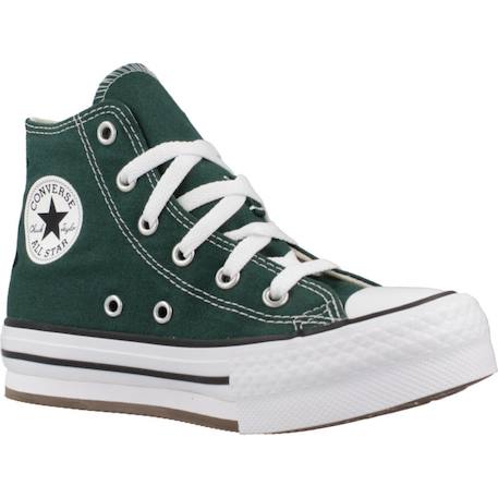 Baskets enfant garçon en textile Vert+Vert green 5 - vertbaudet enfant 