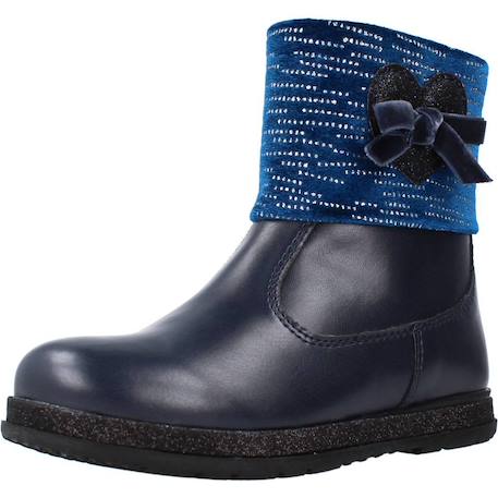 Botte bébé cuir camilla Bleu 4 - vertbaudet enfant 