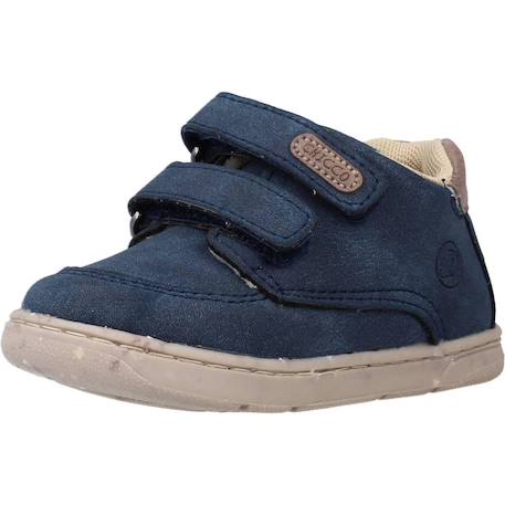 Derby bébé cuir geffo Bleu 800+Brun clair 260+Gris 950 4 - vertbaudet enfant 