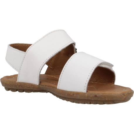 Sandale bébé cuir kenny Blanc 5 - vertbaudet enfant 