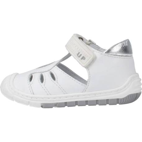 Sandale bébé cuir dana Blanc 300 2 - vertbaudet enfant 