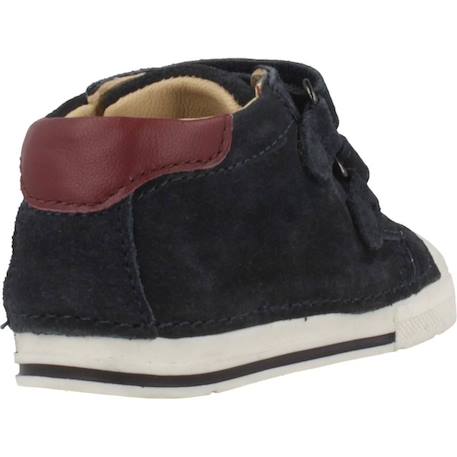Basket bébé cuir Bleu 800+Gris 950 3 - vertbaudet enfant 