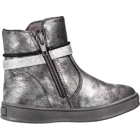 Botte bébé synthétique felicita Gris+Marron 1 - vertbaudet enfant 