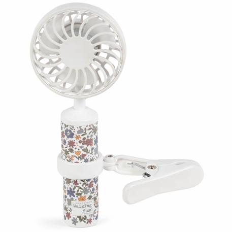 Ventilateur poussette bébé portable multi-usage summer Blanc+Bleu+Vert eucalyptus 1 - vertbaudet enfant 