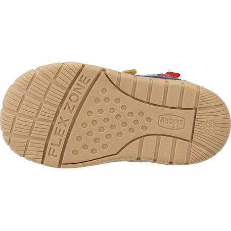 Derby bébé cuir danny Bleu 800+Brun clair 260+Marron 460 12 - vertbaudet enfant 